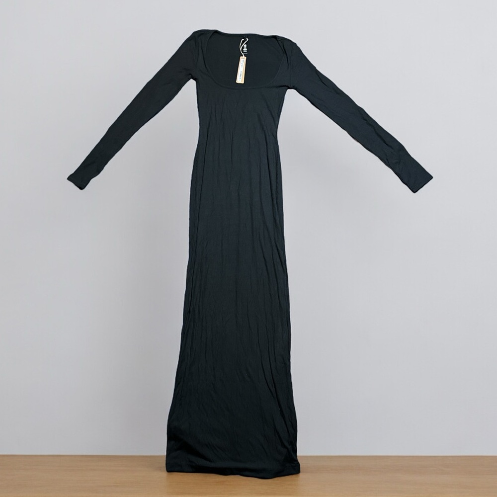 SKIMS long sleeve ribbed dress